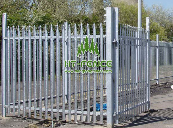 D Pale palisade fence